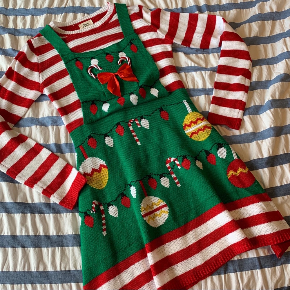 Holiday Knit Elf Dress